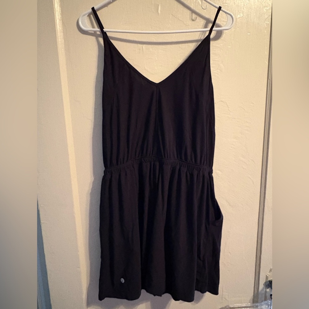 lululemon athletica: Women’s Black Sleeveless Jumpsuit with Waist Tie - Picture 4 of 6
